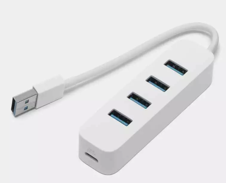 Разветвитель Xiaomi USB хаб USB 3.0 USB-C (XMFXQ01QM) White (Белый) Разветвитель Xiaomi USB хаб USB 3.0 USB-C (XMFXQ01QM) White (Белый)