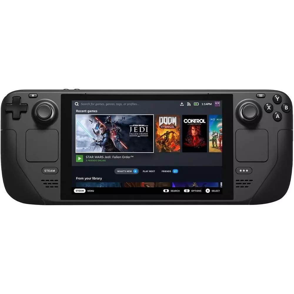 Игровая консоль VALVE Steam Deck 64GB Black (Черный) US Игровая консоль VALVE Steam Deck 64GB Black (Черный) US