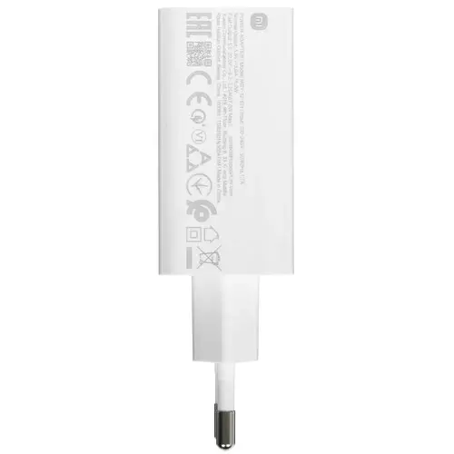 Сетевое зарядное устройство Xiaomi 67W с кабелем (MDY-12-EH) White (Белый) Сетевое зарядное устройство Xiaomi 67W с кабелем (MDY-12-EH) White (Белый)