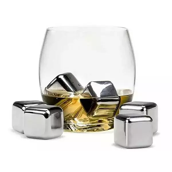 Охлаждающие камни для виски (4 шт.) Circle Joy Ice Cubes (CJ-BK03) Silver (Серебристый) Охлаждающие камни для виски (4 шт.) Circle Joy Ice Cubes (CJ-BK03) Silver (Серебристый)