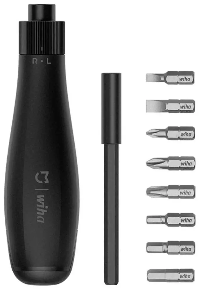 Отвёртка со сменными битами Xiaomi Mijia Wiha 8 in 1 Ratchet Screwdriver (10 предм.) Black (Черный) Отвёртка со сменными битами Xiaomi Mijia Wiha 8 in 1 Ratchet Screwdriver (10 предм.) Black (Черный)