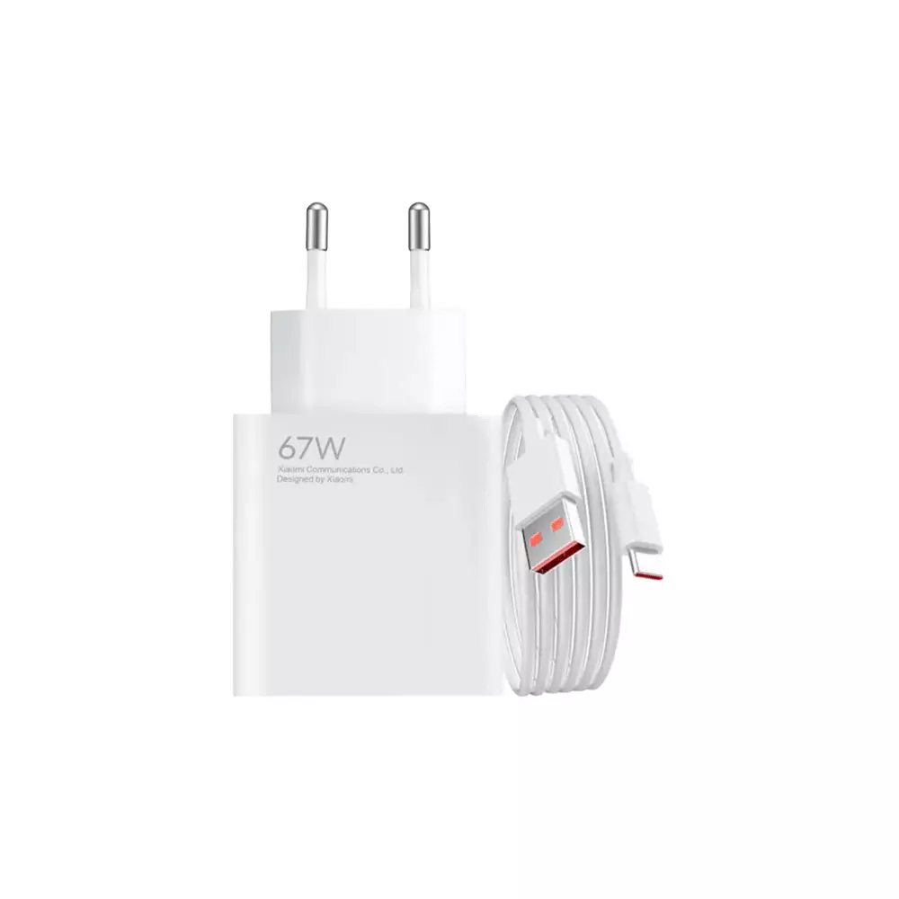 Сетевое зарядное устройство Xiaomi 67W с кабелем (MDY-12-EH) White (Белый) Сетевое зарядное устройство Xiaomi 67W с кабелем (MDY-12-EH) White (Белый)