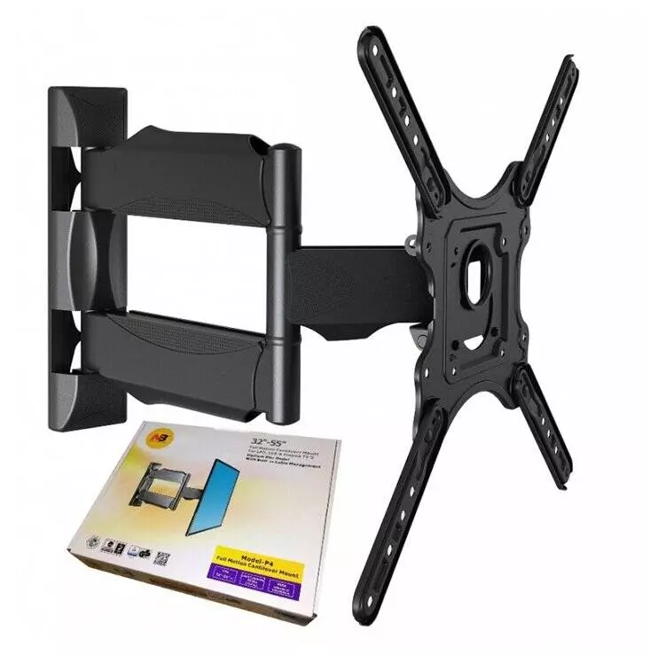 Кронштейн P4 наклонно-поворотный 32"- 55" Black (Черный)