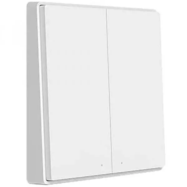 Выключатель беспроводной Aqara Wall Wireless Switch Double Key D1 (WXKG07LM) White (Белый) Выключатель беспроводной Aqara Wall Wireless Switch Double Key D1 (WXKG07LM) White (Белый)