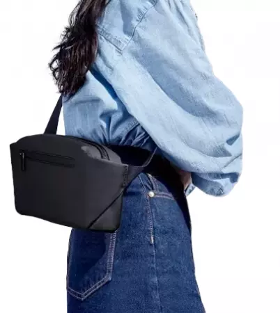 Сумка на пояс Xiaomi 90 NINETYGO Functional Chest Bag Black (Черный) Сумка на пояс Xiaomi 90 NINETYGO Functional Chest Bag Black (Черный)