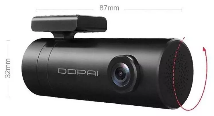 Видеорегистратор DDPai mini Dash Cam Black (Черный) Видеорегистратор DDPai mini Dash Cam Black (Черный)