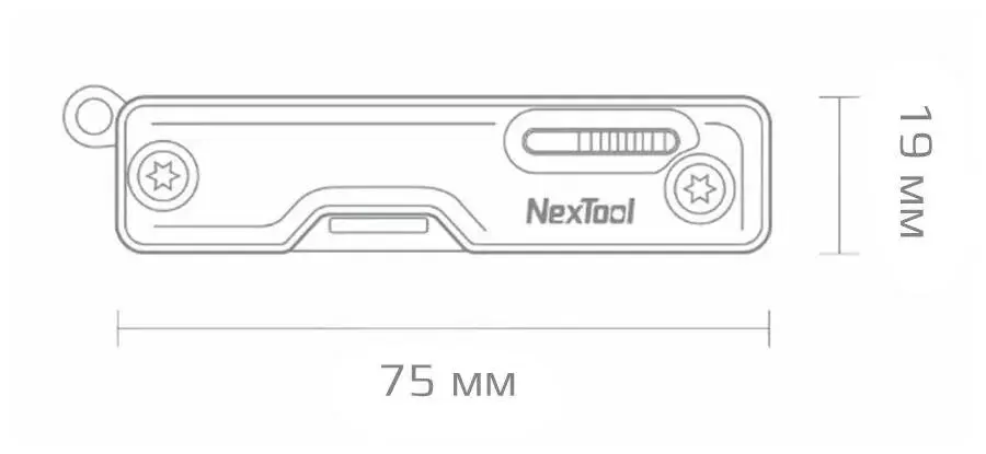 Мультитул NexTool Multifunctional Mini Knife (NE20097) (10 функций) Red (Красный) Мультитул NexTool Multifunctional Mini Knife (NE20097) (10 функций) Red (Красный)