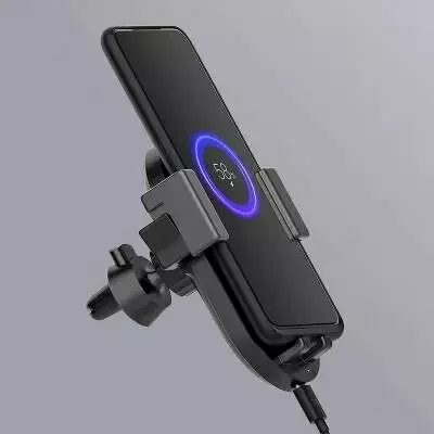 Держатель с беспроводной зарядкой ZMI Wireless Charger Car Holder Kit Edition 20W Black (Черный) Держатель с беспроводной зарядкой ZMI Wireless Charger Car Holder Kit Edition 20W Black (Черный)