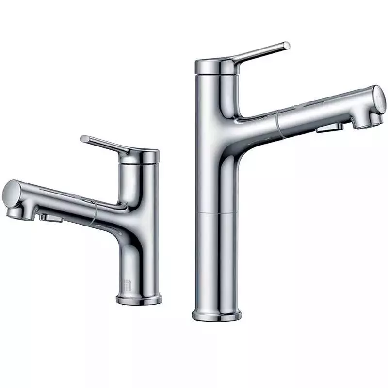 Смеситель с душем для раковины diiib Extracting Faucet (DXMP001) Silver (Серебристый) Смеситель с душем для раковины diiib Extracting Faucet (DXMP001) Silver (Серебристый)