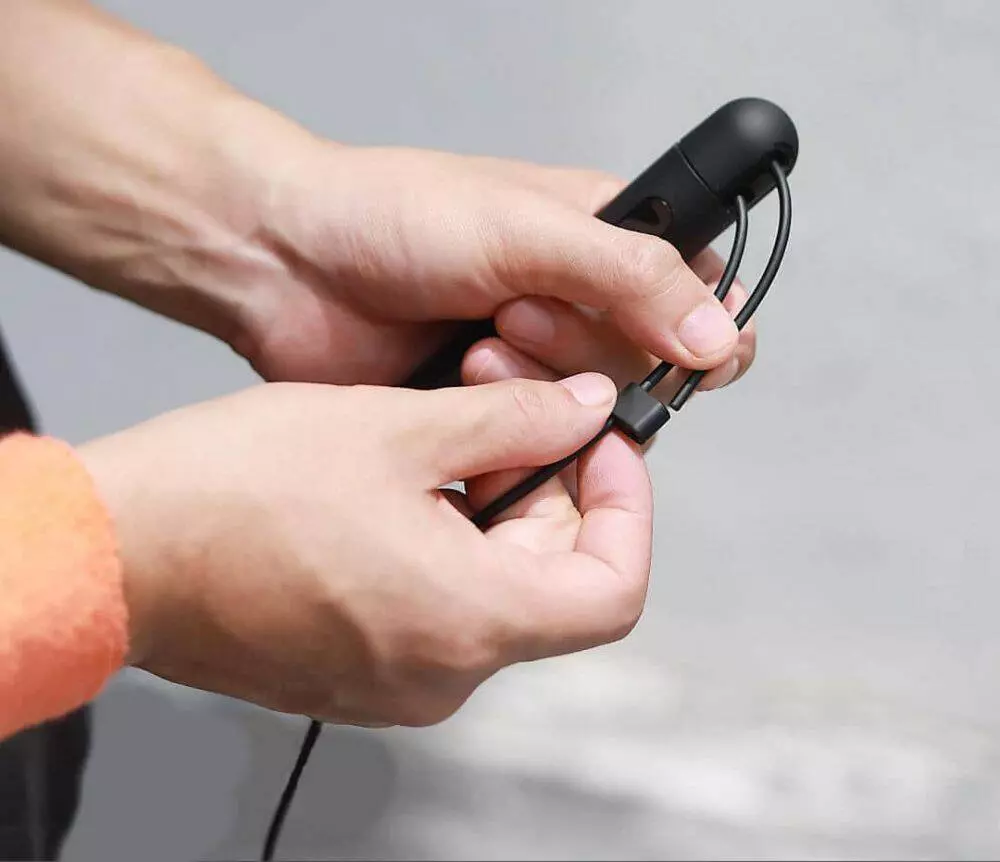Скакалка с дисплеем Yunmai Intelligent Training Jump Rope (YMSR-P701) Black (Черный) Скакалка с дисплеем Yunmai Intelligent Training Jump Rope (YMSR-P701) Black (Черный)