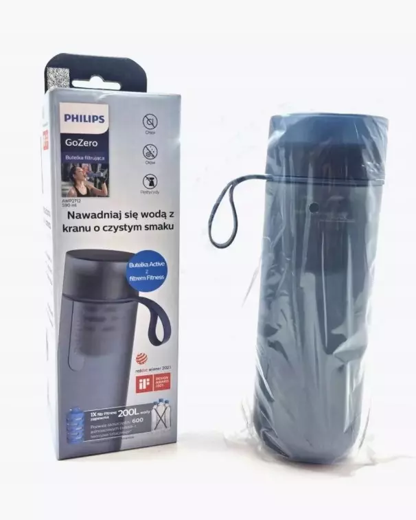 Бутылка-фильтр для фитнеса Philips GoZero 590 мл (AWP2712BLR/31) Dark Blue (Темно-синий) Бутылка-фильтр для фитнеса Philips GoZero 590 мл (AWP2712BLR/31) Dark Blue (Темно-синий)