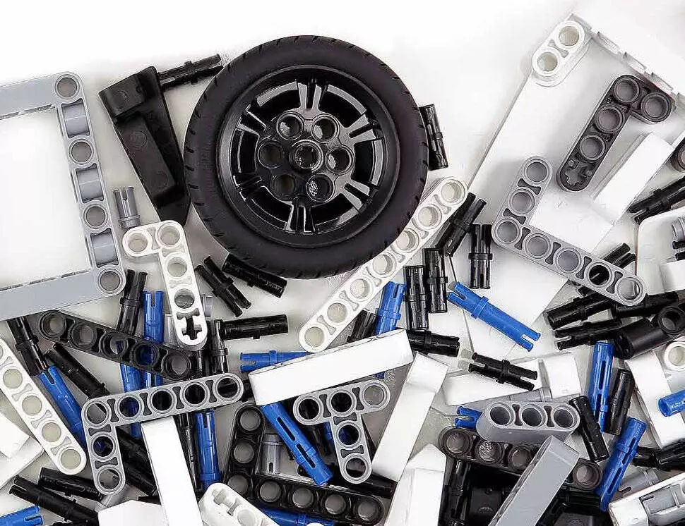 Конструктор электромеханический Xiaomi MITU Smart Building Blocks Road Racing (GLSC01IQI) White (Белый)