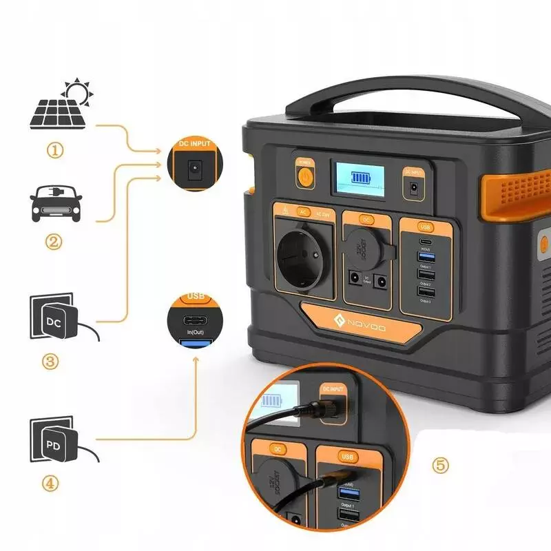 Портативная электростанция Novoo 300Wh ESS Portable Power Station Gray (Серый) CN Портативная электростанция Novoo 300Wh ESS Portable Power Station Gray (Серый) CN
