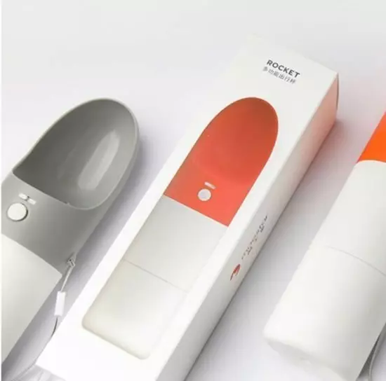 Поилка дорожная для животных Moestar Rocket Portable Pet Cup 213 мл (MS0010001) Gray (Серый) CN
