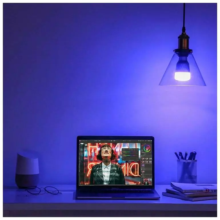 Лампа светодиодная Yeelight 1SE E27 6W RGBW Smart LED Bulb (YLDP001) Silver (Серебристый)
