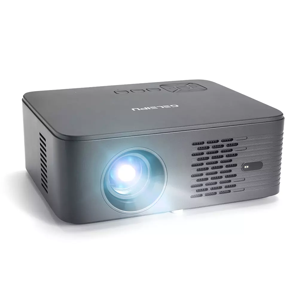 Проектор интеллектуальный GELEIPU X5 Full-HD 2K 4K Android 12 (ТV-BOX IN) Gray (Серый) Global Version Проектор интеллектуальный GELEIPU X5 Full-HD 2K 4K Android 12 (ТV-BOX IN) Gray (Серый) Global Version