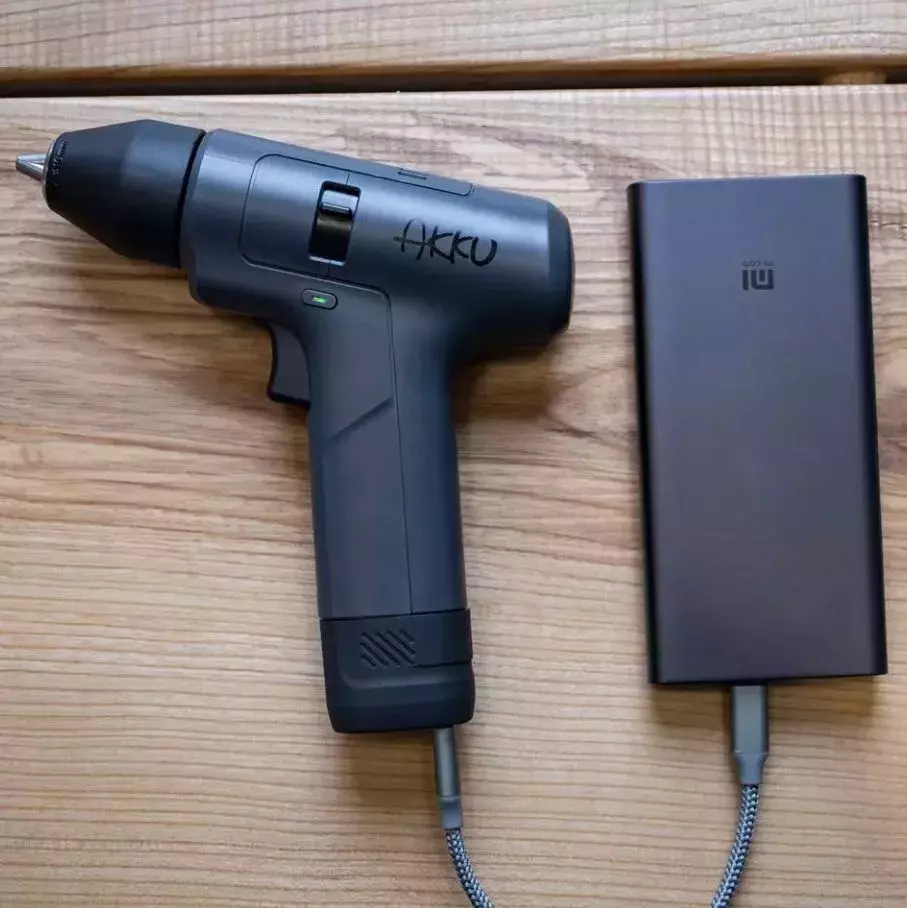 Портативная дрель AKKU Brushless Dual Speed Electric Drill AK701-TZ Gray (Серый)