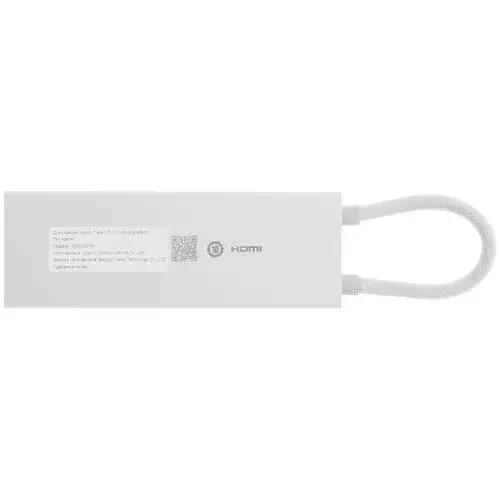 Док-станция Xiaomi 5 в 1 с USB Type-C USB3.0 HDMI 4K PD100W (XMDS05YM) Silver (Серебристый)