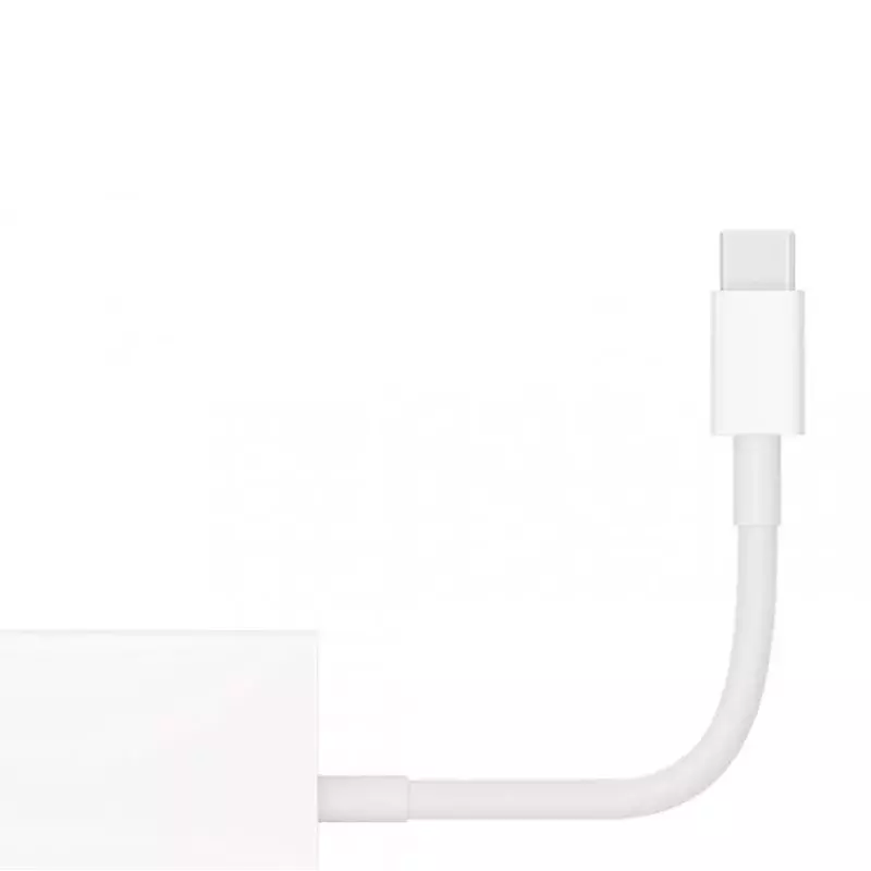 Адаптер Xiaomi с Type-C Display Port Converter (ZJQ02TM) White (Белый) Адаптер Xiaomi с Type-C Display Port Converter (ZJQ02TM) White (Белый)