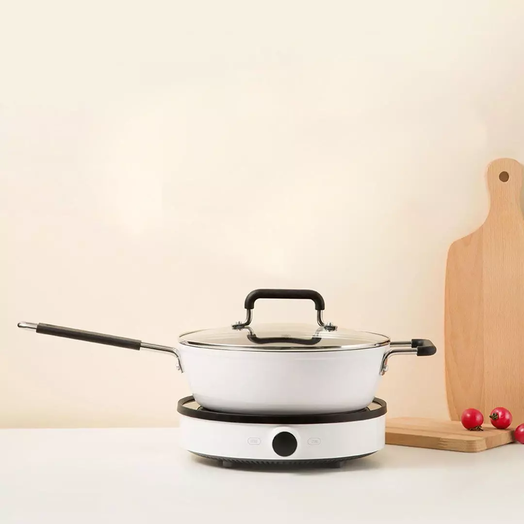 Сковорода Xiaomi Zhiwu Cooking Frying Pan 26cm (GJC03CM) White (Белый) Сковорода Xiaomi Zhiwu Cooking Frying Pan 26cm (GJC03CM) White (Белый)