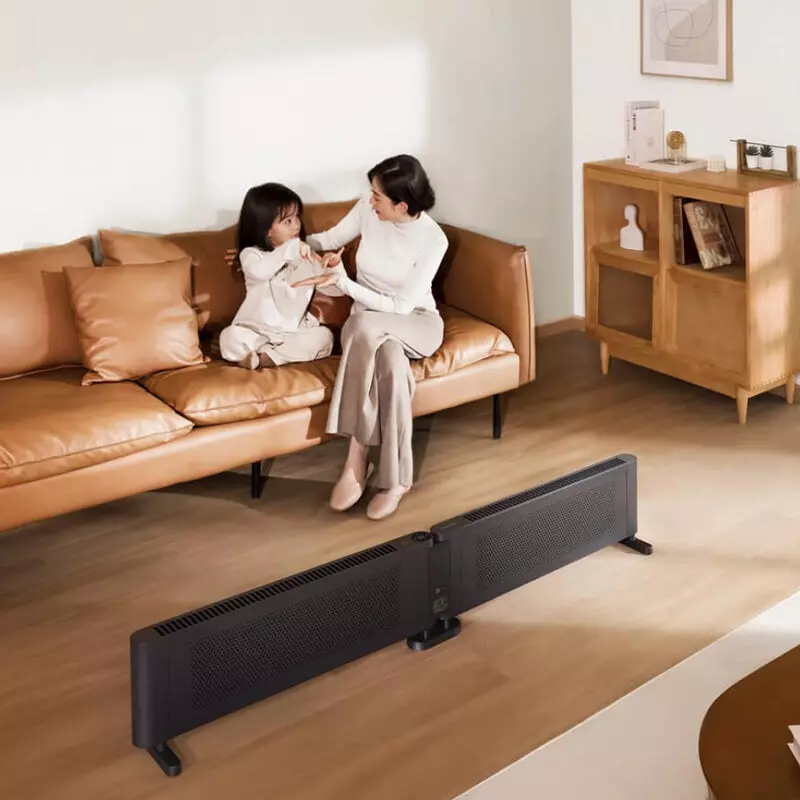 Умный электрический обогреватель Xiaomi Mijia Baseboard Electric Heater Graphene Heating 2 Foldable Version 2200W (TJXDNQ09ZM) Black (Черный) Умный электрический обогреватель Xiaomi Mijia Baseboard Electric Heater Graphene Heating 2 Foldable Version 2200W (TJXDNQ09ZM) Black (Черный)