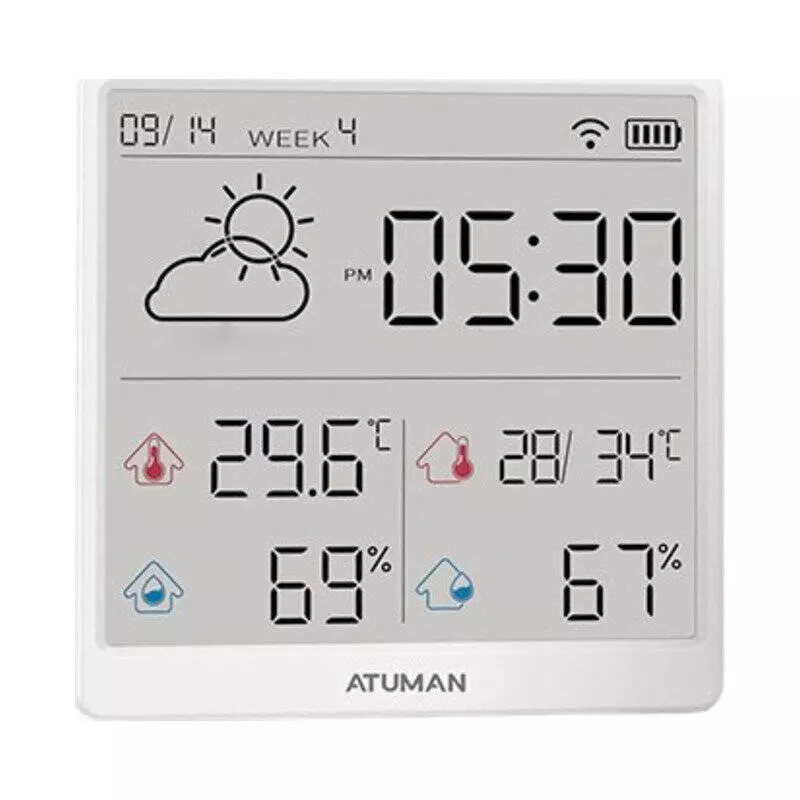 Датчик температуры влажности Xiaomi ATuMan Duka TH3 Датчик температуры влажности Xiaomi ATuMan Duka TH3