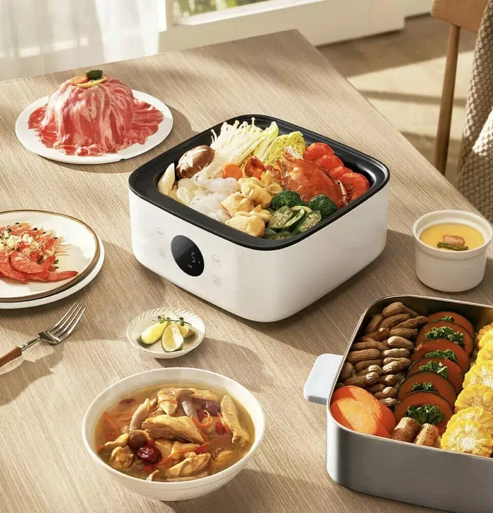 Пapовapкa Xiaomi Mijia Multifunctional Electric Steamer S1 (MES03) 13L White (Белый) Пapовapкa Xiaomi Mijia Multifunctional Electric Steamer S1 (MES03) 13L White (Белый)