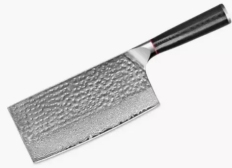 Кухонный нож из дамасской стали Spetime Damascus Chef Slicing Knife Black (W01-GS) Black (Черный)