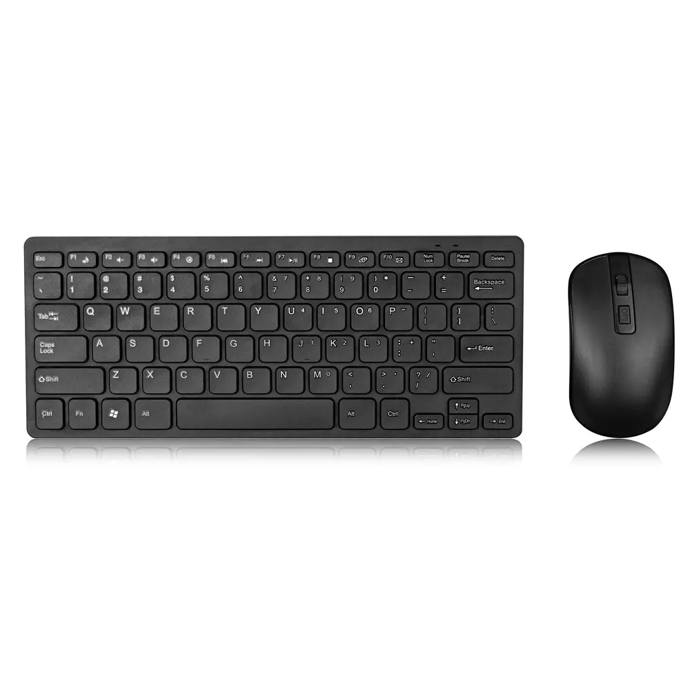 Беспроводная игровая клавиатура и мышка Bosston WS600 (Русские буквы) Black (Черный)