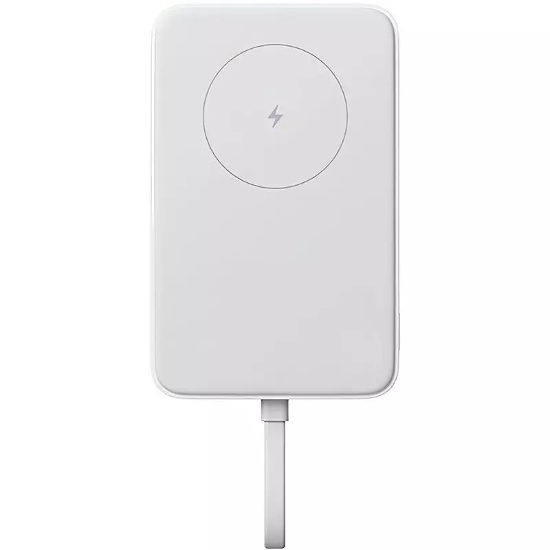 Внешний аккумулятор Xiaomi Mi Magnetic Power Bank With Cable USB-C 10000mAh 33W(WPB1007MI) White (Белый) CN Внешний аккумулятор Xiaomi Mi Magnetic Power Bank With Cable USB-C 10000mAh 33W(WPB1007MI) White (Белый) CN