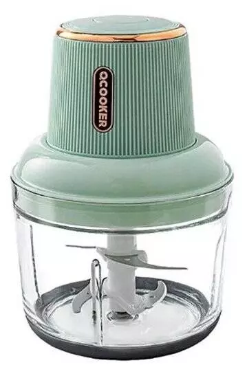 Портативный блендер Qcooker Wireless Meat Grinder 100W 1.2L (CD-JR01W) Green (Зеленый) Портативный блендер Qcooker Wireless Meat Grinder 100W 1.2L (CD-JR01W) Green (Зеленый)