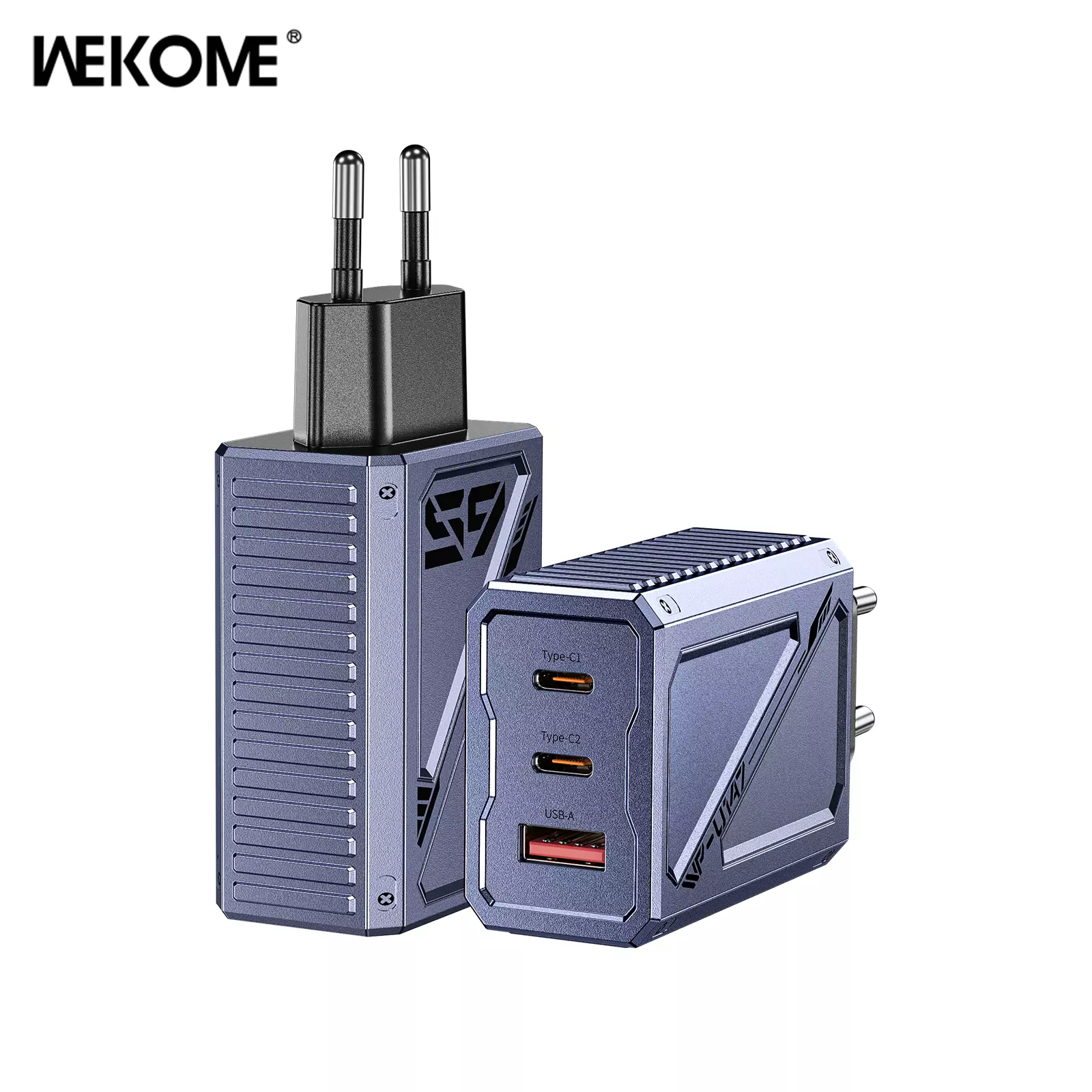 Зарядное устройство WEKOME Mecha WP-U147 GaN 65W 2 Type