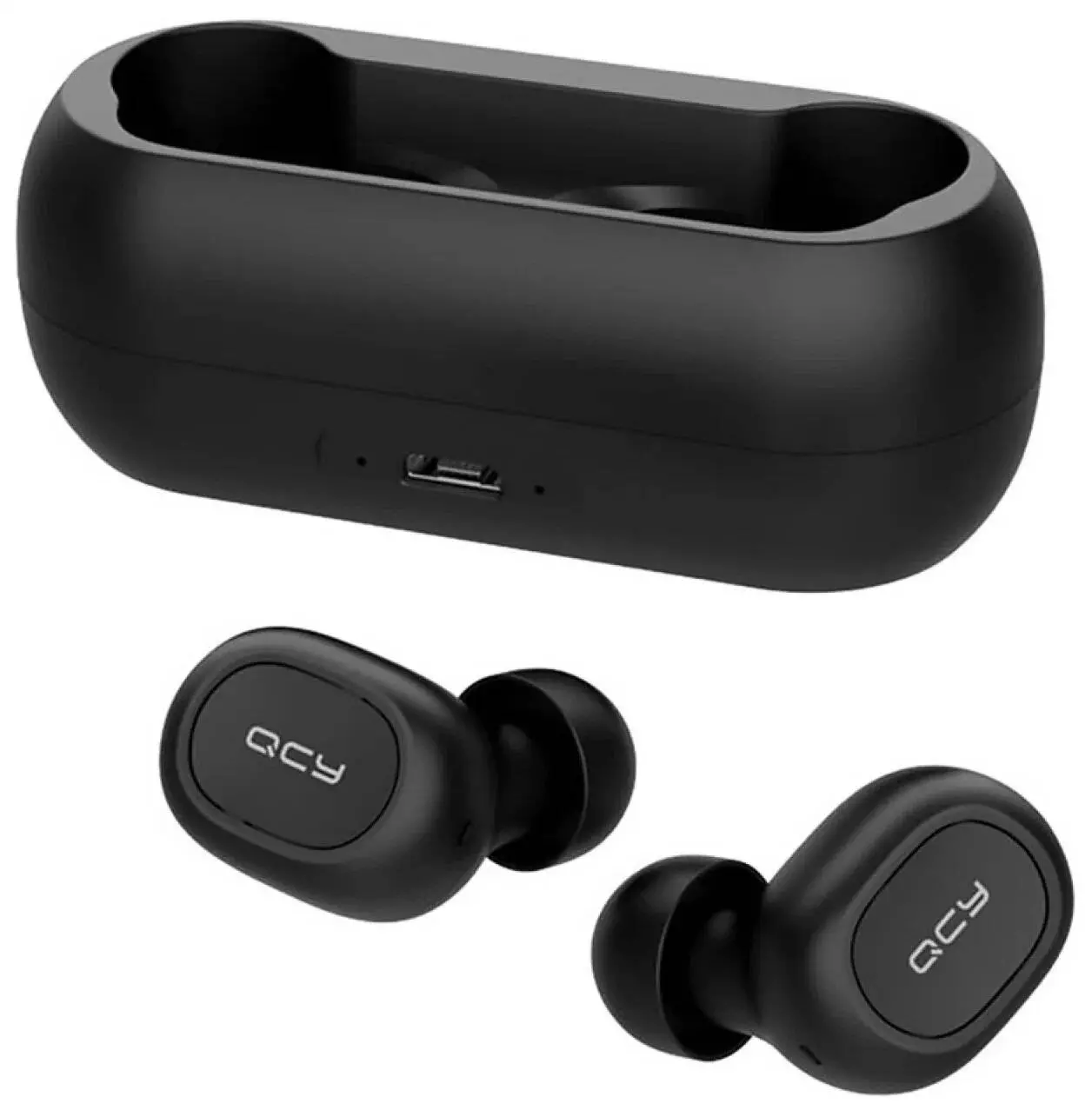 Беспроводные наушники QCY T1C Black (Черный) Беспроводные наушники QCY T1C Black (Черный)