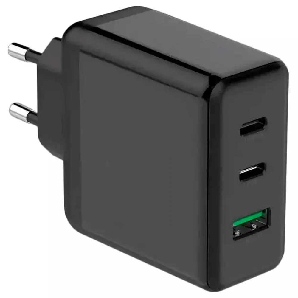 Зарядное устройство ProTap 65W GaN Charger 2C1A EU PT65 Black (Черный) Зарядное устройство ProTap 65W GaN Charger 2C1A EU PT65 Black (Черный)