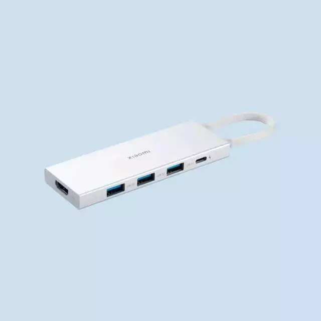 Док-станция Xiaomi 5 в 1 с USB Type-C USB3.0 HDMI 4K PD100W (XMDS05YM) Silver (Серебристый) Док-станция Xiaomi 5 в 1 с USB Type-C USB3.0 HDMI 4K PD100W (XMDS05YM) Silver (Серебристый)
