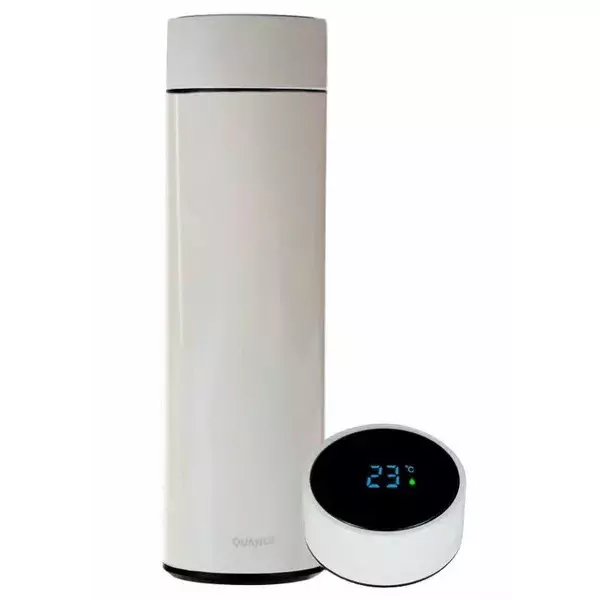 Термокружка с дисплеем Xiaomi Quange Thermos Flask 480ml (BW502) White (Белый)