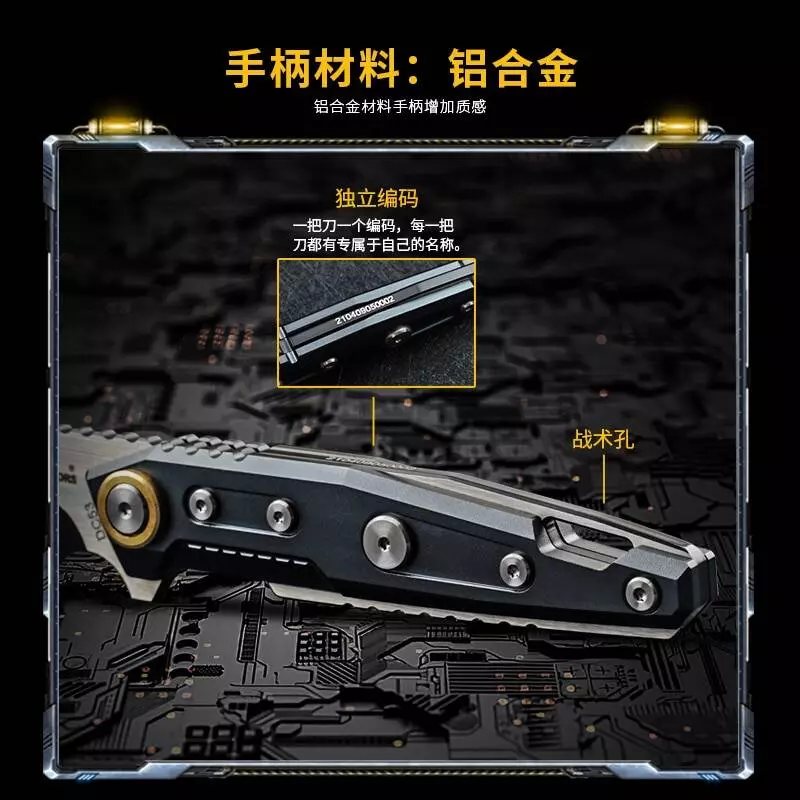 Нож раскладной HX OUTDOORS Heavy Armor DC53 Full Tang Camping Hunting Army Survival Tourist Knife Black (Черный) Нож раскладной HX OUTDOORS Heavy Armor DC53 Full Tang Camping Hunting Army Survival Tourist Knife Black (Черный)