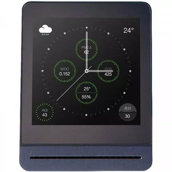 Анализатор качества воздуха Xiaomi Mijia Cleargrass Air Detector CGS1 Black (Черный)