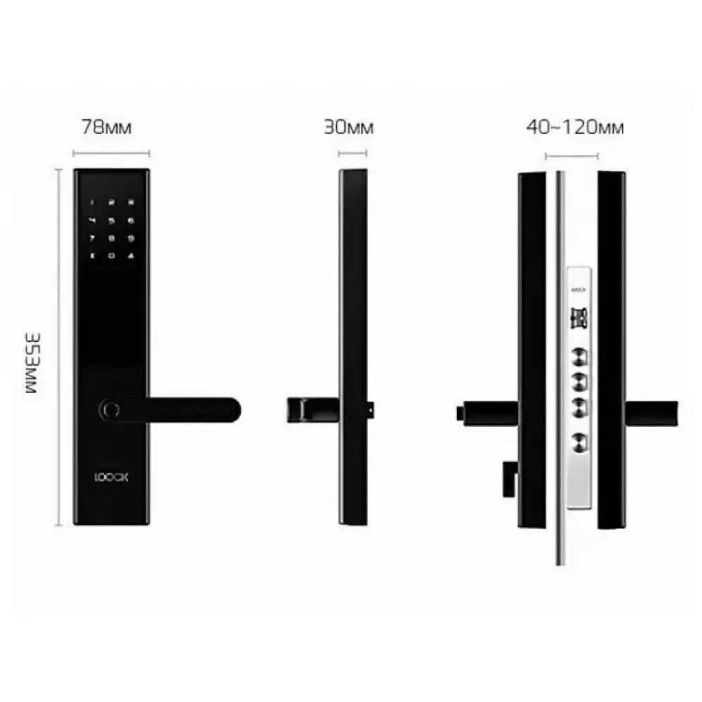 Умный дверной замок Xiaomi Lockin Classic 2X Pro (TFPL001) Black (Черный) Умный дверной замок Xiaomi Lockin Classic 2X Pro (TFPL001) Black (Черный)