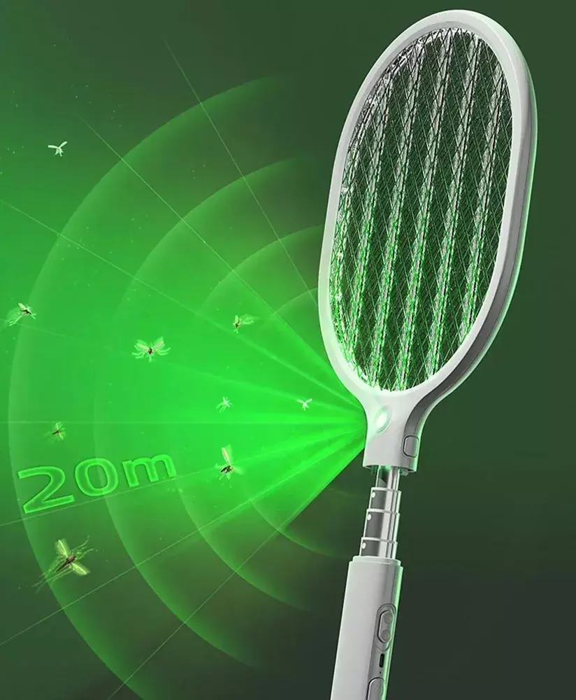 Электрическая мухобойка Qualitell Telescopic Electric Mosquito Swatter (ZSS220907) Электрическая мухобойка Qualitell Telescopic Electric Mosquito Swatter (ZSS220907)