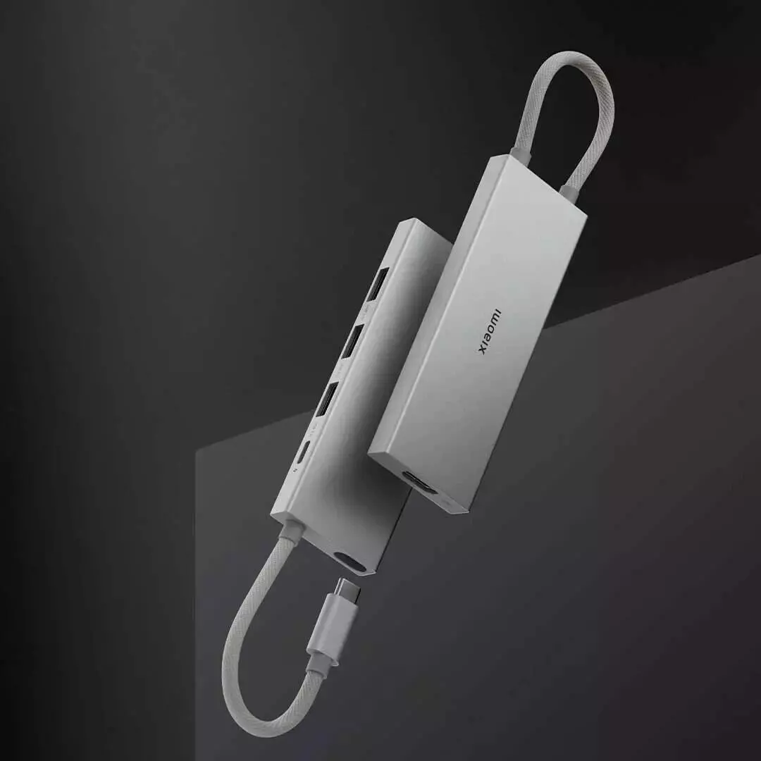 Док-станция Xiaomi 5 в 1 с USB Type-C USB3.0 HDMI 4K PD100W (XMDS05YM) Silver (Серебристый) Док-станция Xiaomi 5 в 1 с USB Type-C USB3.0 HDMI 4K PD100W (XMDS05YM) Silver (Серебристый)