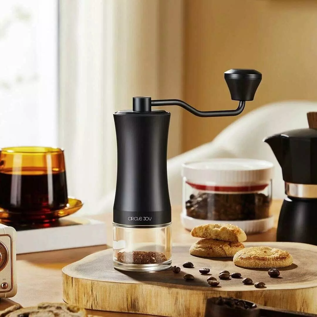 Кофемолка ручная Circle Joy Hand Coffee Grinder (CJ-CF17-B) Black (Черный)