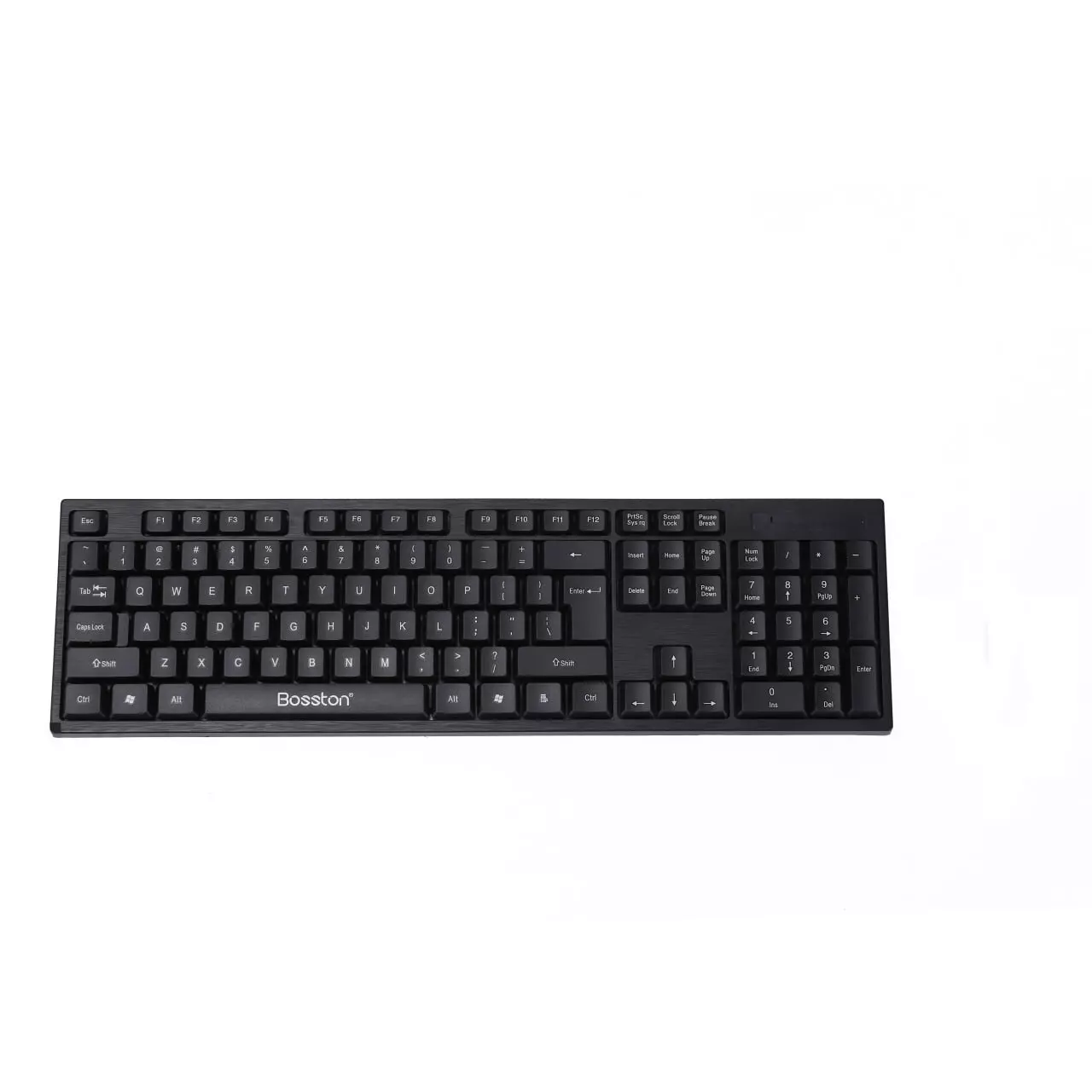 Беспроводная игровая клавиатура и мышка Bosston WS100 (Русские буквы) Black (Черный)