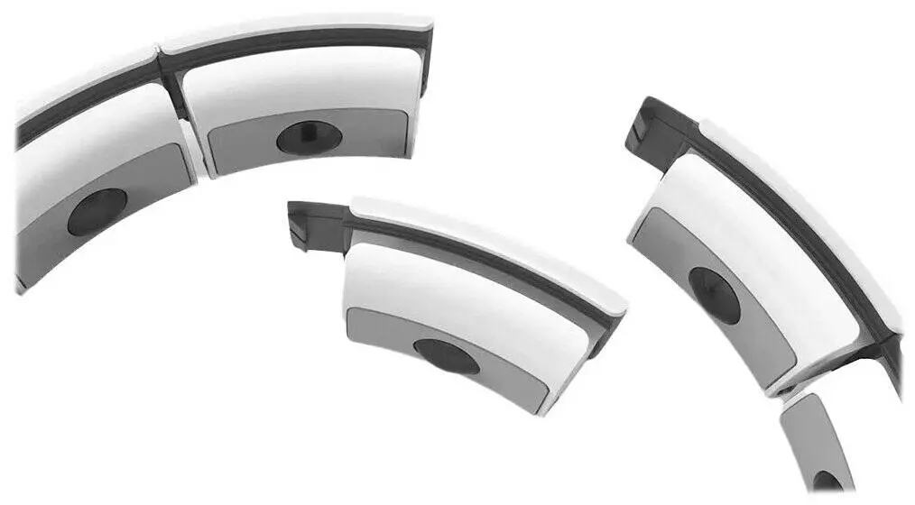 Массажный обруч ХулаХуп Yesoul HL20 59-90cm White (Белый) CN