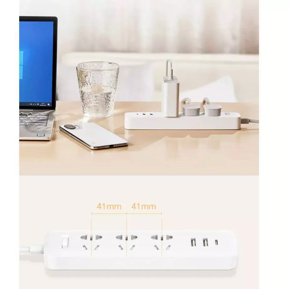 Удлинитель Xiaomi Power Strip 3 (XMCXB05QM) 1.8 м White (Белый) Удлинитель Xiaomi Power Strip 3 (XMCXB05QM) 1.8 м White (Белый)