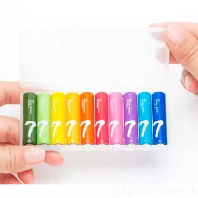 Батарейки Xiaomi ZMI Rainbow Zi7 AAA LR03 (10 шт) Color (Цветной) Батарейки Xiaomi ZMI Rainbow Zi7 AAA LR03 (10 шт) Color (Цветной)
