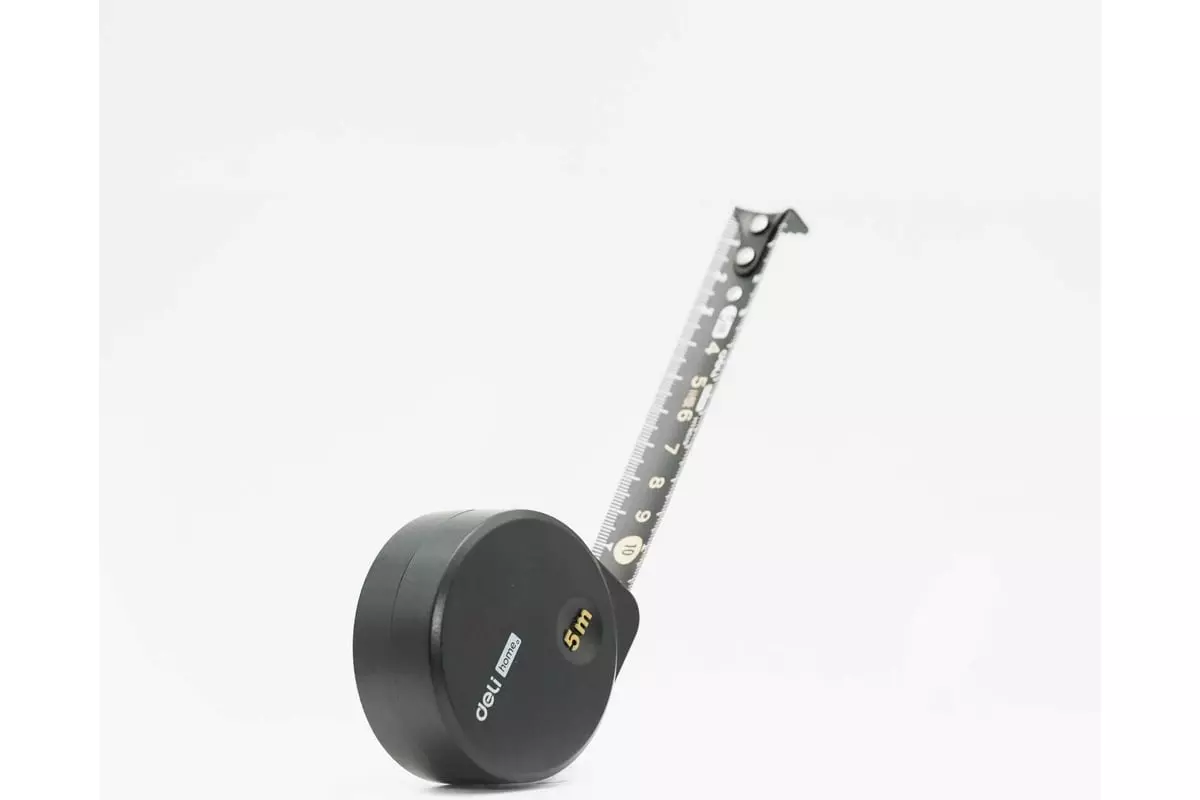 Рулетка Deli Home Series 5m (HT8519) Black (Черный) Рулетка Deli Home Series 5m (HT8519) Black (Черный)