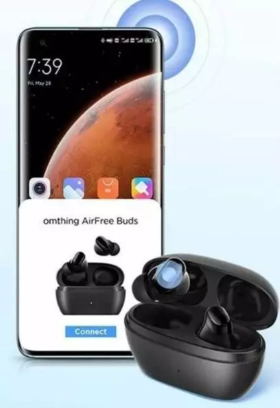 Беспроводные наушники 1MORE Omthing Airfree Buds True Wireless Earbuds (EO009) Black (Черный) CN