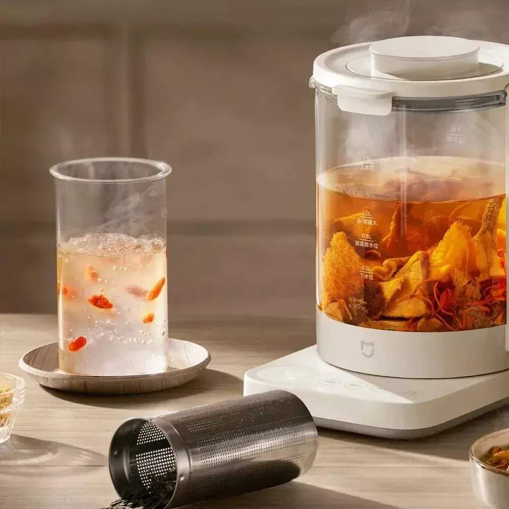 Электрочайник Xiaomi Mijia Multifunctional Health Kettle S2 (MJDGNYSH02DEM) 1.5L White (Белый) Электрочайник Xiaomi Mijia Multifunctional Health Kettle S2 (MJDGNYSH02DEM) 1.5L White (Белый)