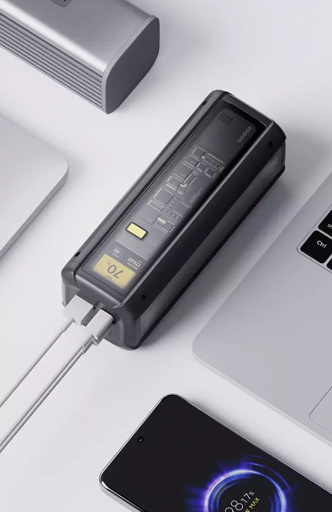 Внешний аккумулятор Xiaomi Power Bank 25000мАh 212Вт (P03MI) Black (Черный) Внешний аккумулятор Xiaomi Power Bank 25000мАh 212Вт (P03MI) Black (Черный)